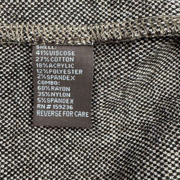 J McLaughlin Leopard Print Mock Neck Knit Shift Dress Brown Black Tan Medium - Picture 7 of 8